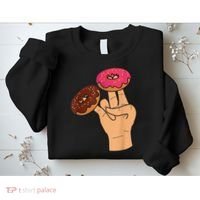 Two In The Pink One In The Stink Funny Shocker Sweatshirt thumb 2