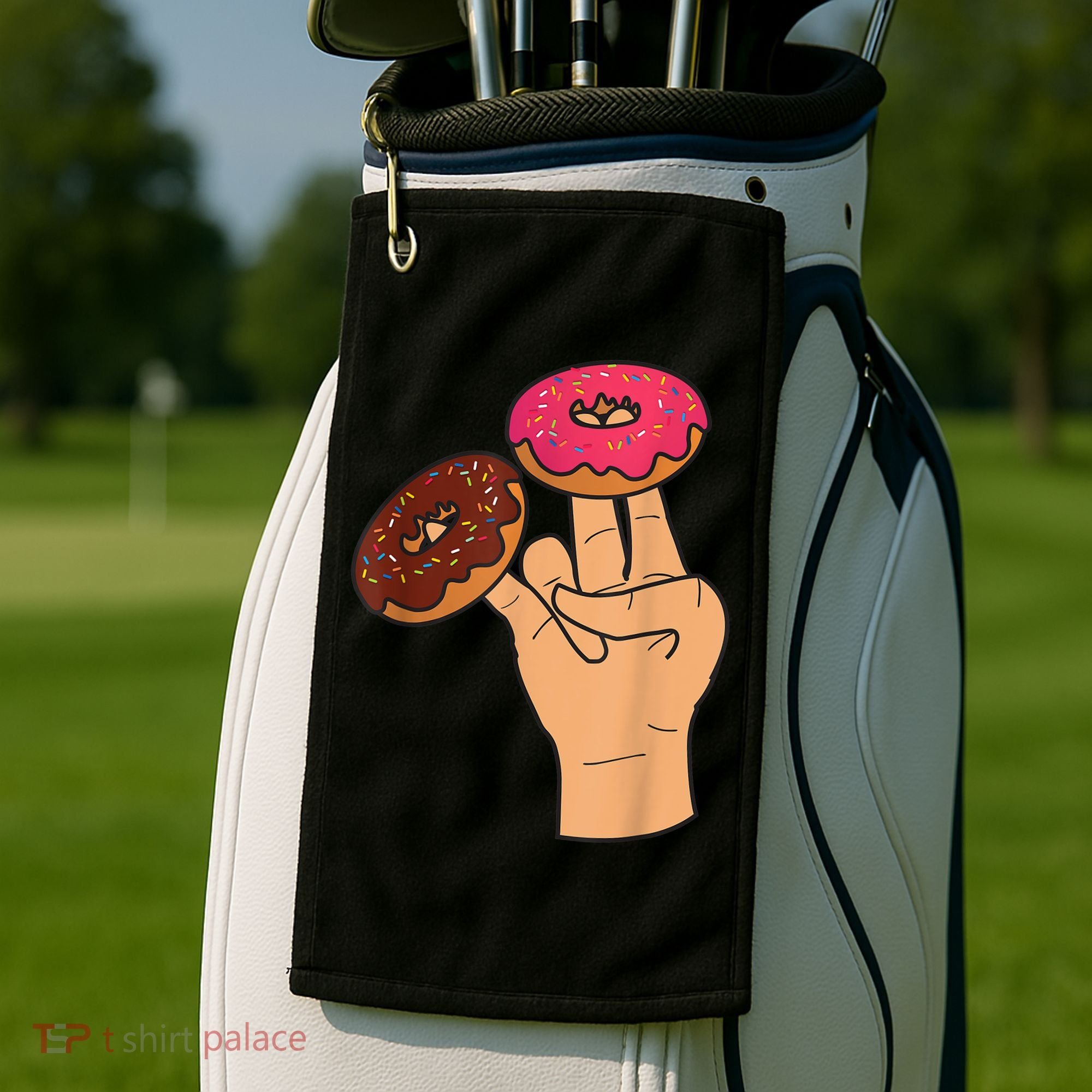 Two In The Pink One In The Stink Funny Shocker Golf Towel