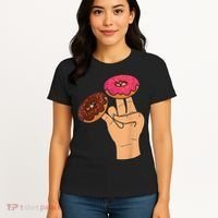 Two In The Pink One In The Stink Funny Shocker Women's T-Shirt thumb 4