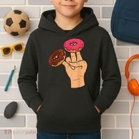 Two In The Pink One In The Stink Funny Shocker Kids Hoodie thumb 2