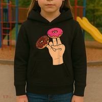 Two In The Pink One In The Stink Funny Shocker Kids Hoodie thumb 3