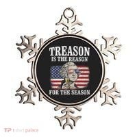 Treason Is The Reason For The Season 4th Of July Funny Retro Ornament thumb 0