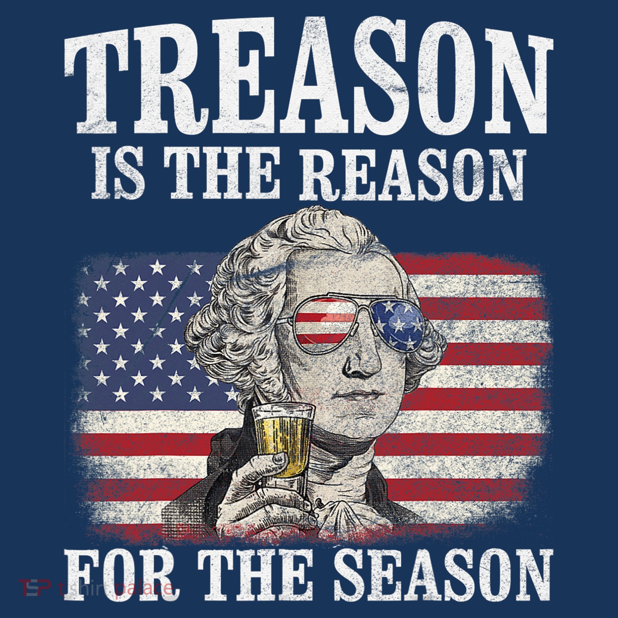 Treason Is The Reason For The Season 4th Of July Funny Retro Baby Bodysuit
