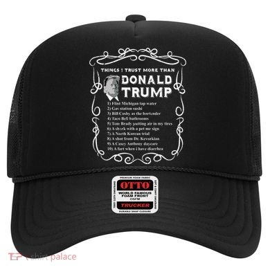 Things I Trust More Than Donald Trump Anti Potus Vote Blue Hat