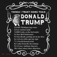 Things I Trust More Than Donald Trump Anti Potus Vote Blue Visor thumb 3