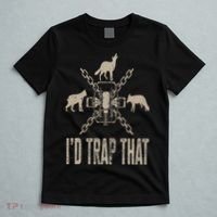 Trapping I'd Trap That Trap Hunting Trapper T-Shirt thumb 5