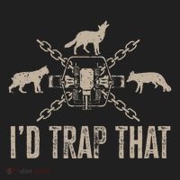 Trapping I'd Trap That Trap Hunting Trapper Beanie thumb 2