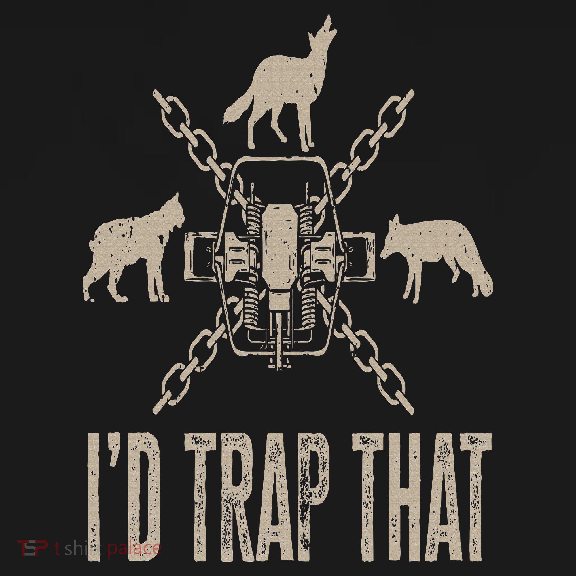 Trapping I'd Trap That Trap Hunting Trapper Polo