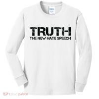 Truth Is The New Hate Speech Anti Government Kids Long Sleeve Shirt thumb 0