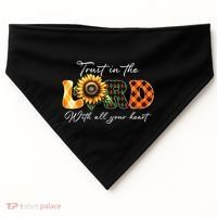 Trust In The Lord With All Your Heart USA-Made Doggie Bandana thumb 0