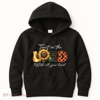 Trust In The Lord With All Your Heart Kids Hoodie thumb 0