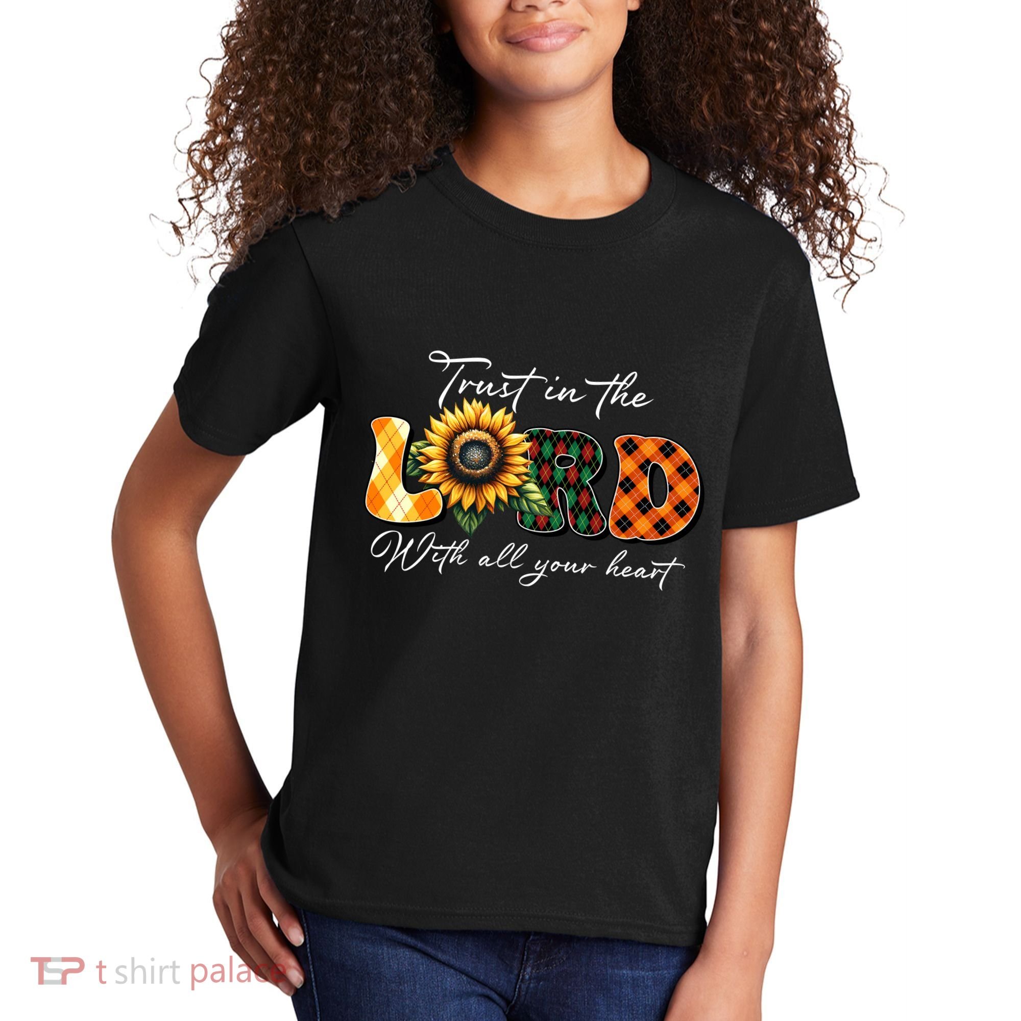 Trust In The Lord With All Your Heart Kids T-Shirt