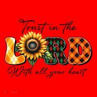 Trust In The Lord With All Your Heart Santa Hat thumb 1