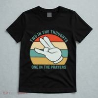 Two In The Thoughts One In The Prayers Funny Shocker T-Shirt thumb 5