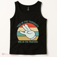 Two In The Thoughts One In The Prayers Funny Shocker Tank Top thumb 2