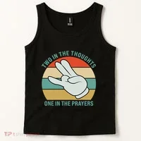 Two In The Thoughts One In The Prayers Funny Shocker Tank Top thumb 2