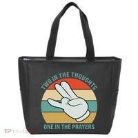 Two In The Thoughts One In The Prayers Funny Shocker Tote Bag thumb 0