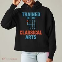 Trained In The Classical Arts Ladies Heavyweight Boxy Pullover Hoodie thumb 0