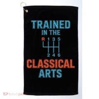 Trained In The Classical Arts Golf Towel thumb 0
