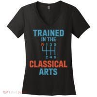 Trained In The Classical Arts Women's V-Neck T-Shirt thumb 0