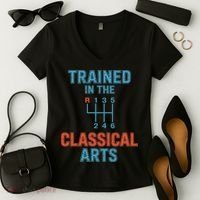 Trained In The Classical Arts Women's V-Neck T-Shirt thumb 2