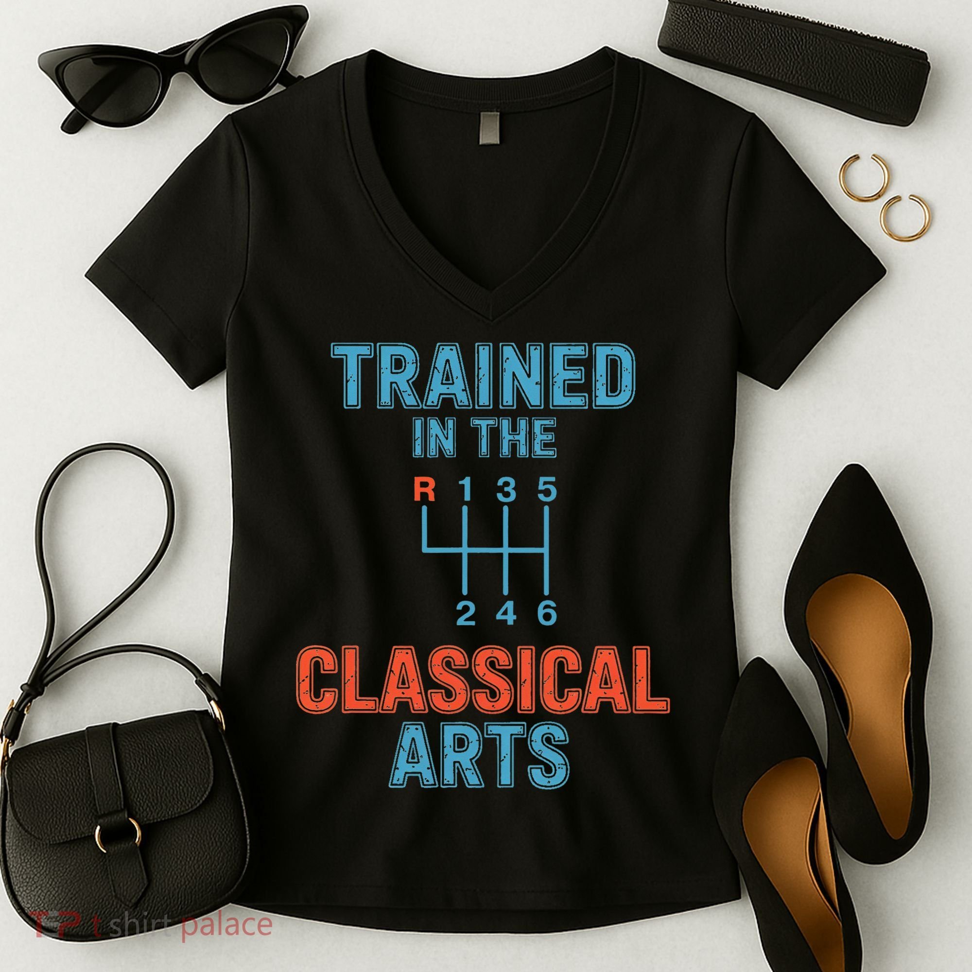 Trained In The Classical Arts Women's V-Neck T-Shirt