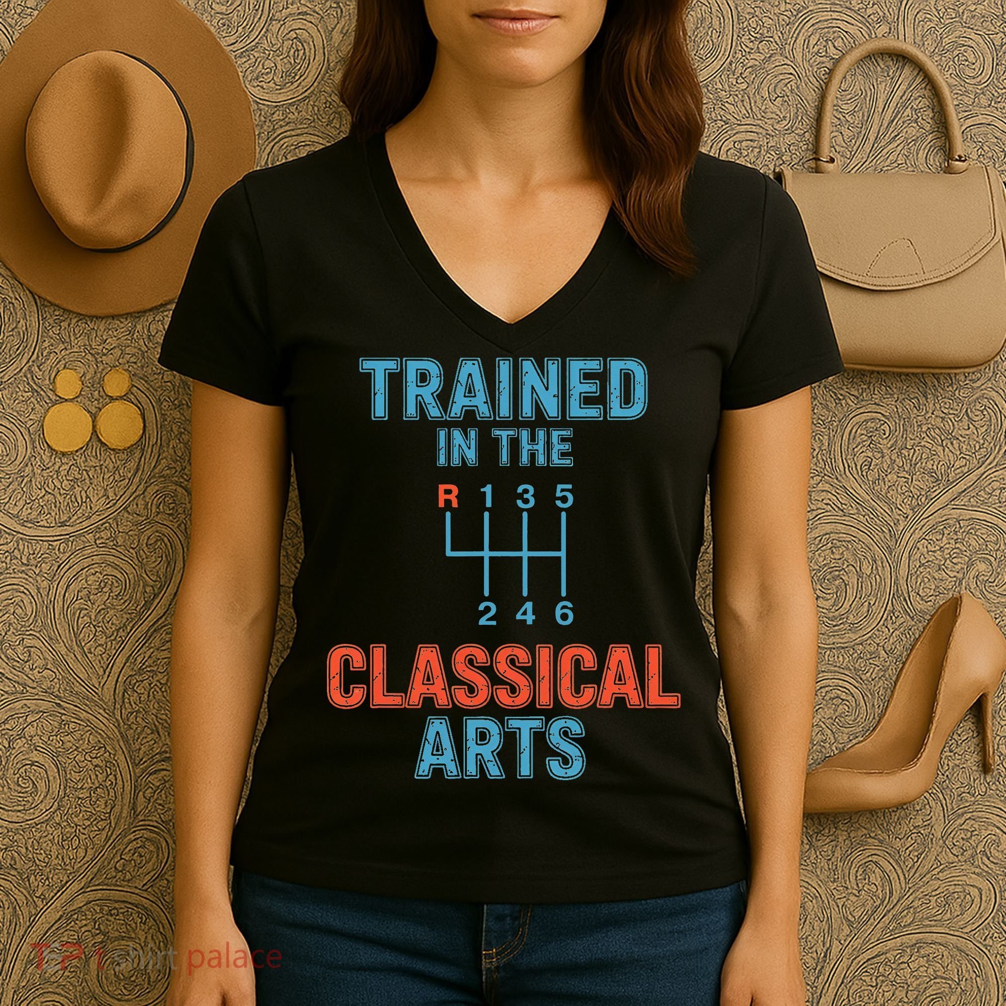 Trained In The Classical Arts Women's V-Neck T-Shirt