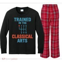 Trained In The Classical Arts Kids Long Sleeve Plaid Pajama Set thumb 0
