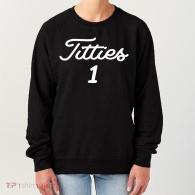 Titties 1 2 3 4 Custom Golf Ball Personalize Matching Women's Sweatshirt