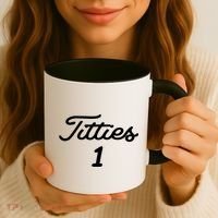 Titties 1 2 3 4 Custom Golf Ball Personalize Matching Coffee Mug thumb 3