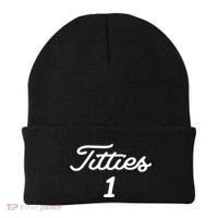 Titties 1 2 3 4 Custom Golf Ball Personalize Matching Beanie thumb 0