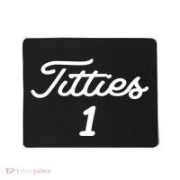 Titties 1 2 3 4 Custom Golf Ball Personalize Matching Mousepad thumb 0