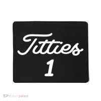 Titties 1 2 3 4 Custom Golf Ball Personalize Matching Mousepad thumb 0