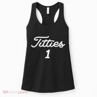 Titties 1 2 3 4 Custom Golf Ball Personalize Matching Women's Tank Top thumb 0