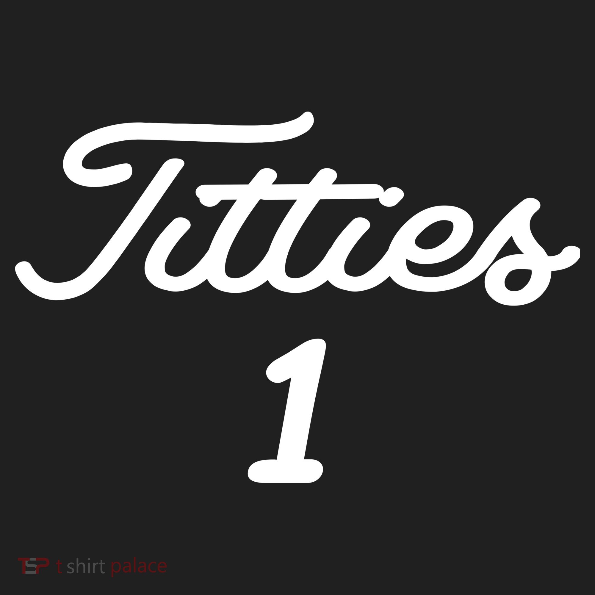 Titties 1 2 3 4 Custom Golf Ball Personalize Matching Golf Towel