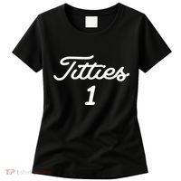 Titties 1 2 3 4 Custom Golf Ball Personalize Matching Women's T-Shirt thumb 0