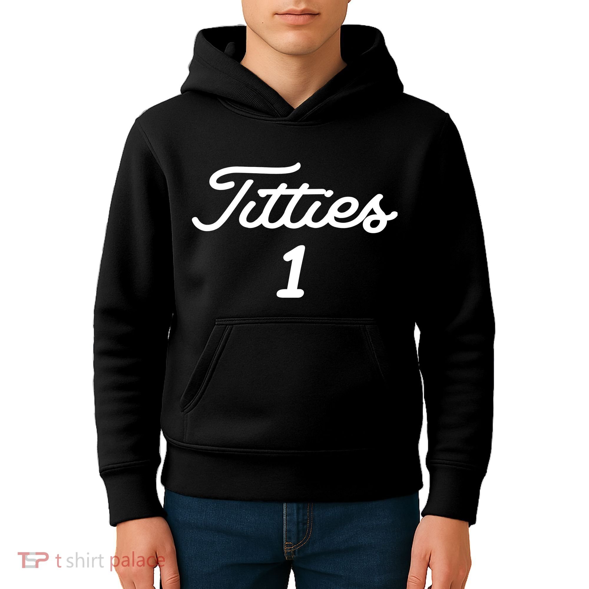 Titties 1 2 3 4 Custom Golf Ball Personalize Matching Kids Hoodie