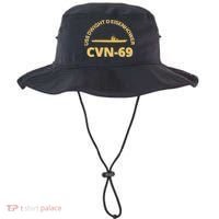 The Ike US Aircraft Carrier CVN 69 USS Dwight D. Eisenhower Bucket Hat thumb 0
