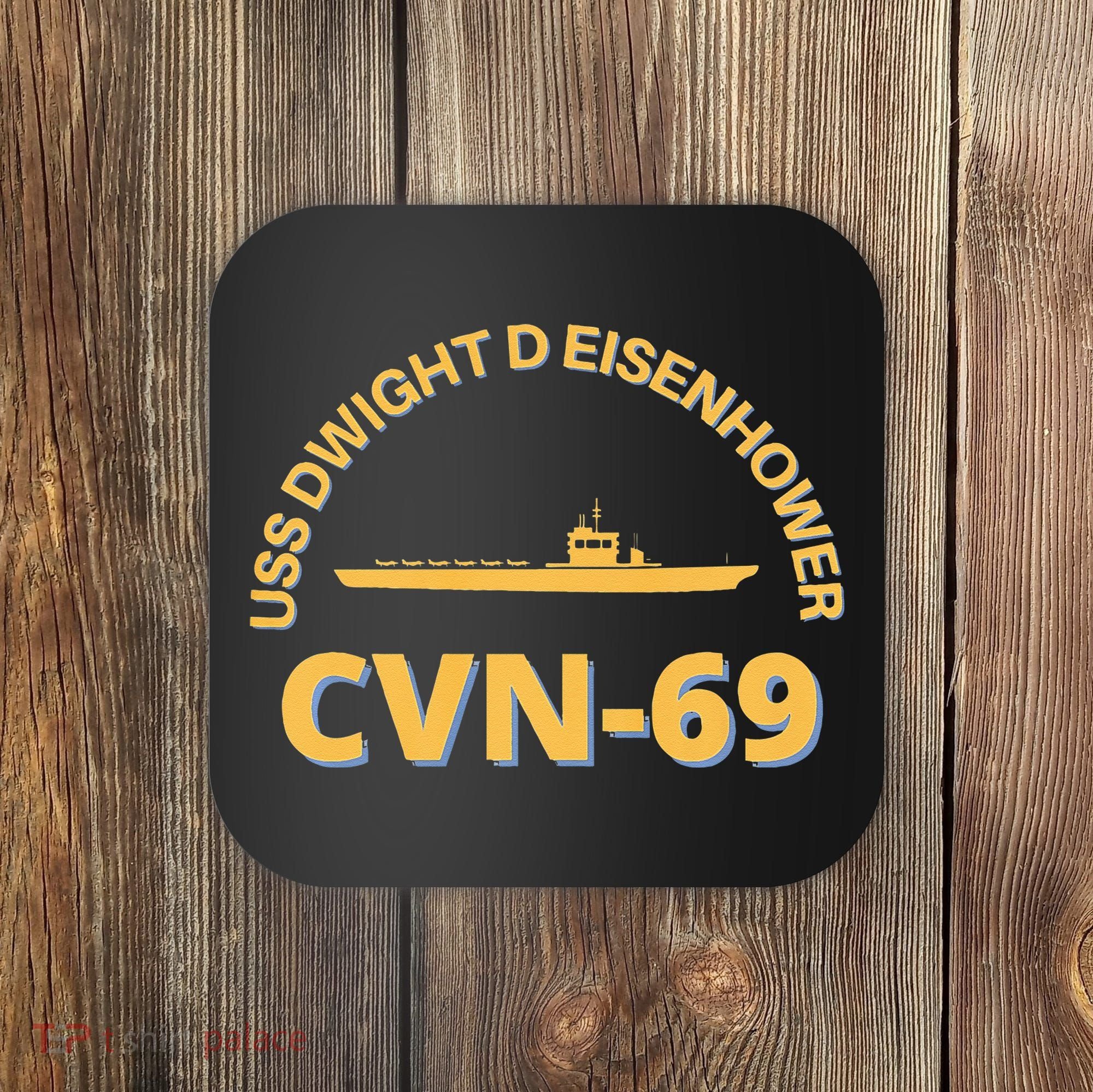The Ike US Aircraft Carrier CVN 69 USS Dwight D. Eisenhower Coaster