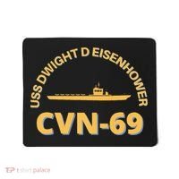 The Ike US Aircraft Carrier CVN 69 USS Dwight D. Eisenhower Mousepad thumb 0