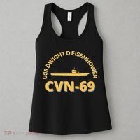 The Ike US Aircraft Carrier CVN 69 USS Dwight D. Eisenhower Women's Tank Top thumb 3