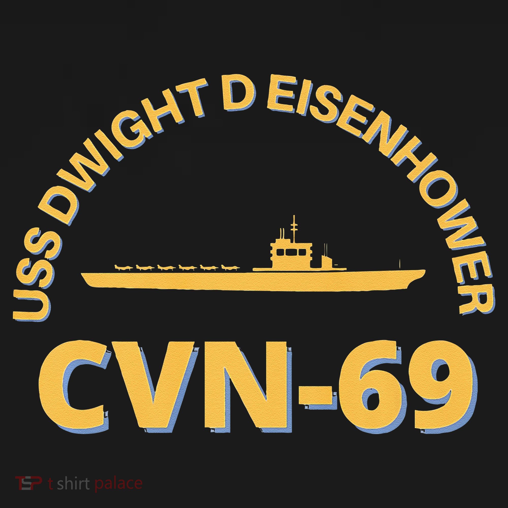 The Ike US Aircraft Carrier CVN 69 USS Dwight D. Eisenhower Women's Tank Top