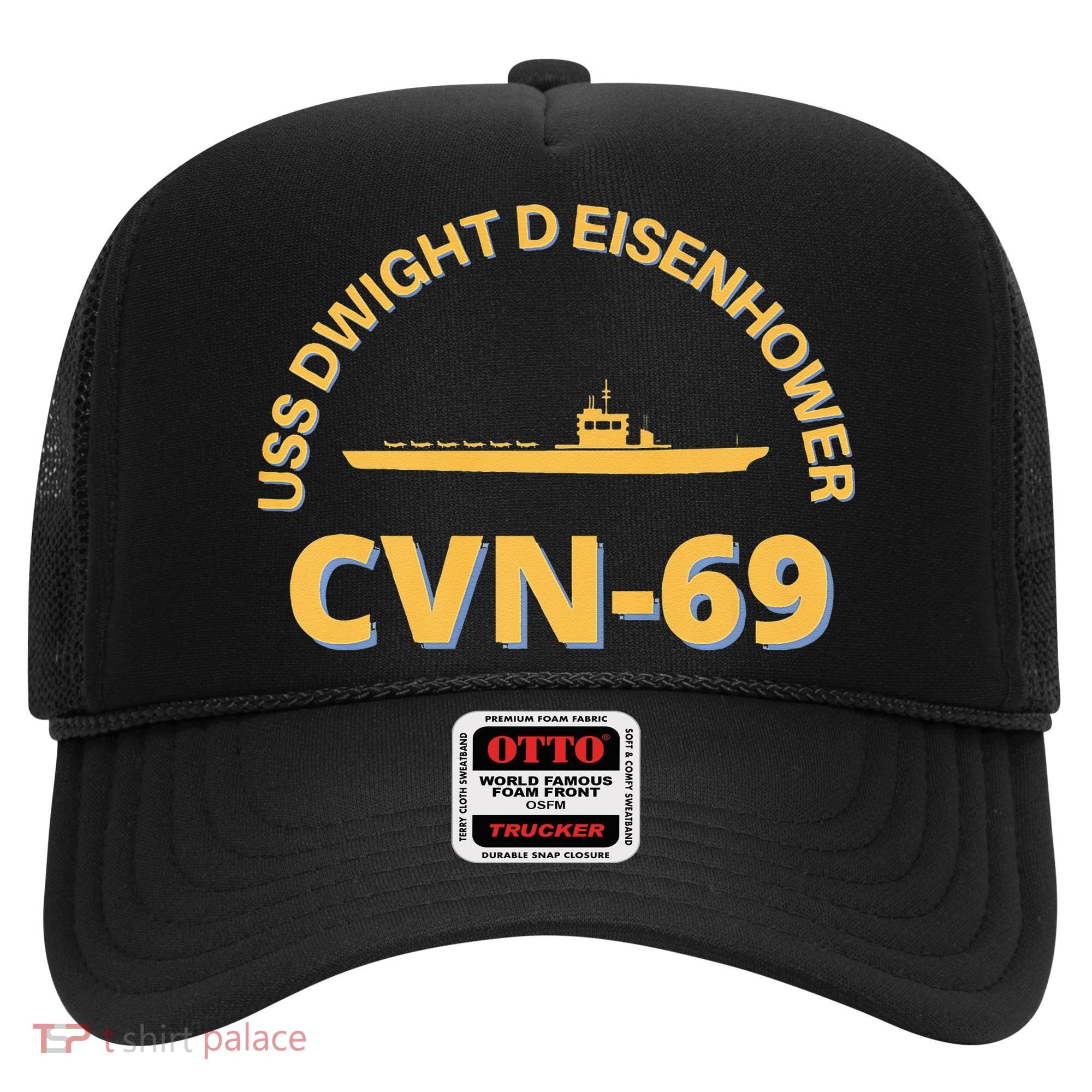 The Ike US Aircraft Carrier CVN 69 USS Dwight D. Eisenhower Hat