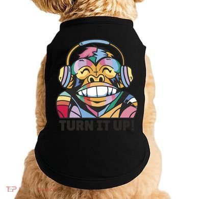 Turn It Up Music Monkey Doggie Tank