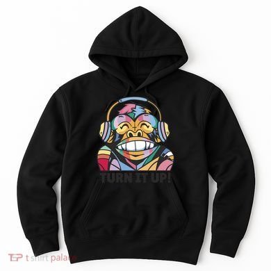 Turn It Up Music Monkey Hoodie