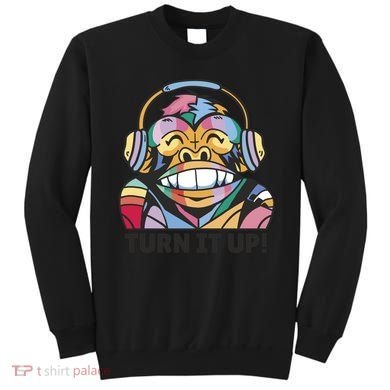 Turn It Up Music Monkey Sweatshirt