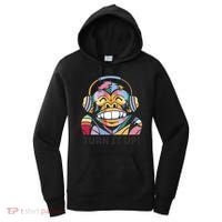 Turn It Up Music Monkey Women's Hoodie thumb 0