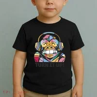 Turn It Up Music Monkey Toddler T-Shirt thumb 2