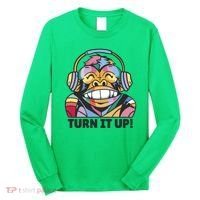 Turn It Up Music Monkey Long Sleeve Shirt thumb 0