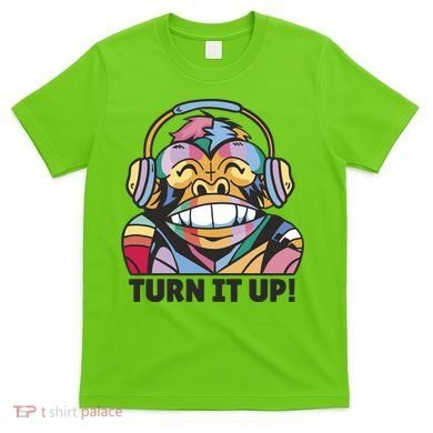 Turn It Up Music Monkey T-Shirt